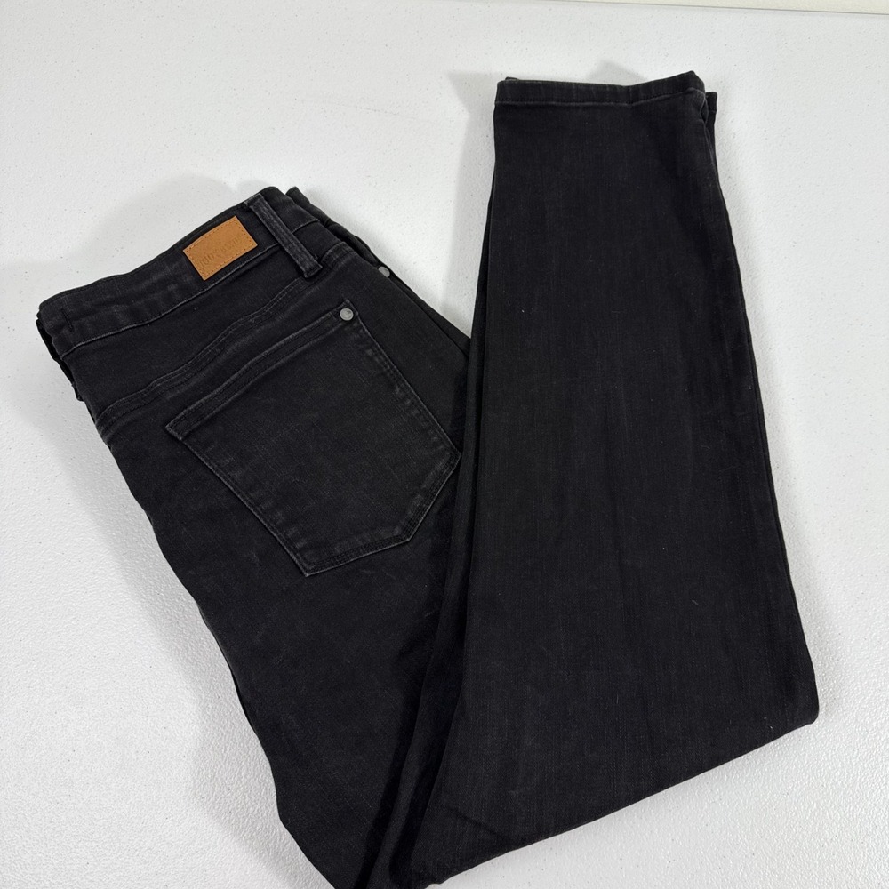 Judy Blue Womens Boyfriend Fit Black Denim Jeans Size 15 32 Relaxed Stretch